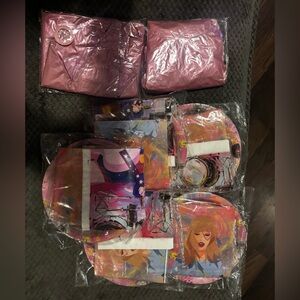 Taylor Swift Pink Themed Party Supplies Set